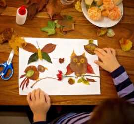 lavoretti foglie autunnali bambini